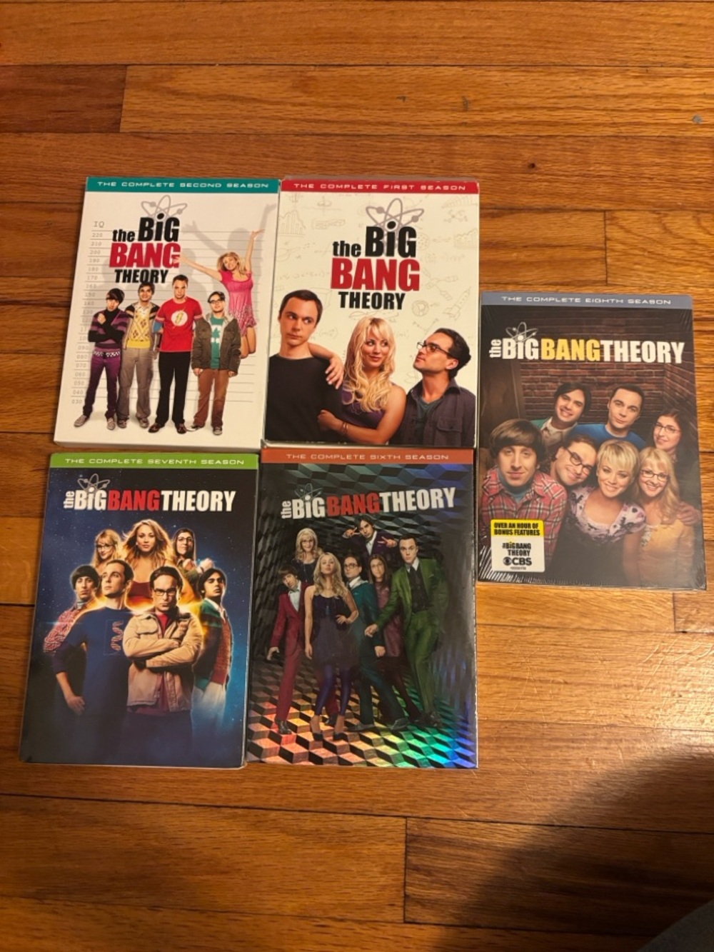 The Big Bang Theory 5 seasons- Multi-Color Covers